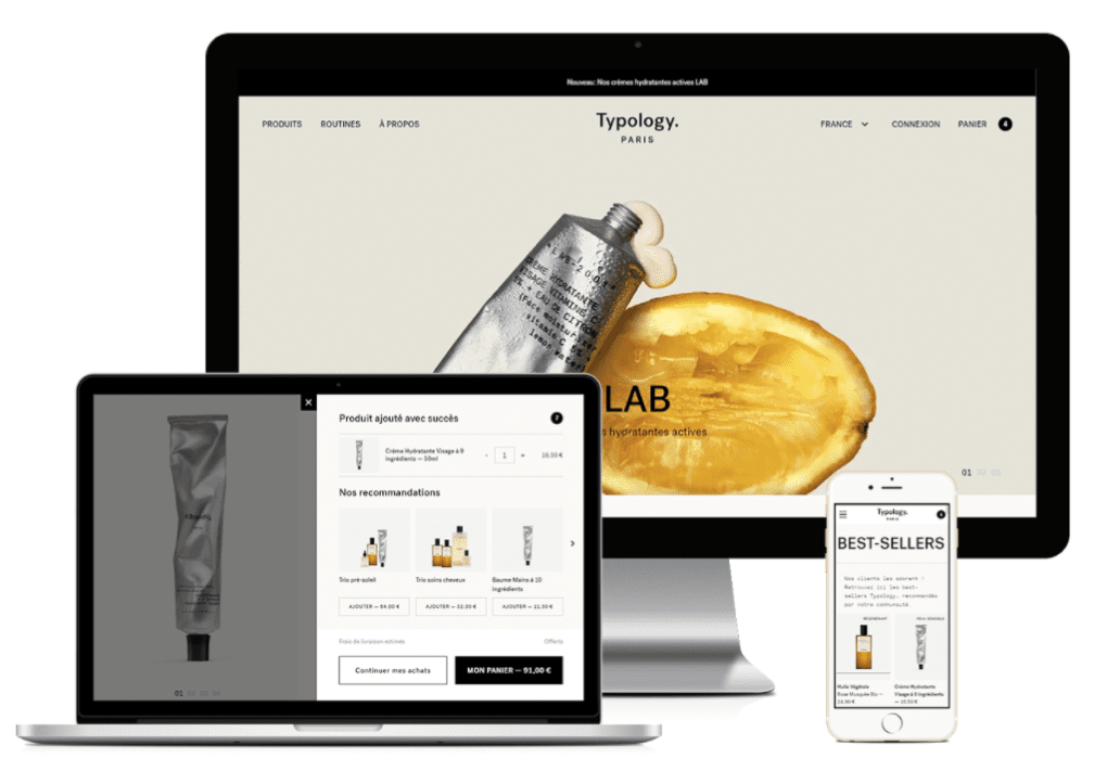 Captura de pantalla de Typology